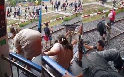 Pasajeros del Tren Roca tuvieron que autoevacuarse tras un accidente en Glew