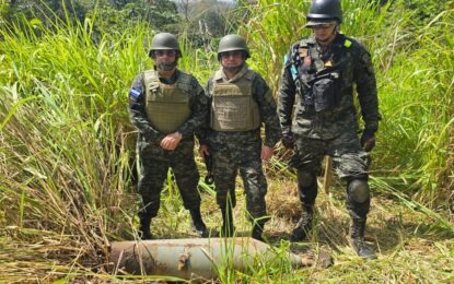 En Honduras hallaron una bomba de racimo de la época de la URSS: «De haber explotado, hubiera provocado severos daños»