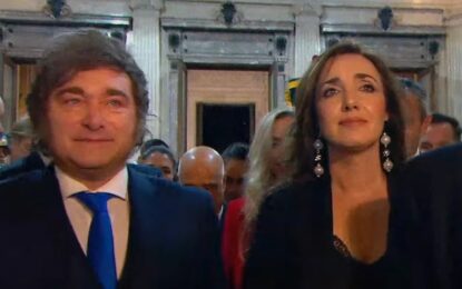 El frío saludo de Milei a Villarruel en su llegada al Congreso: la incomodidad de la vice y la indiferencia del Presidente