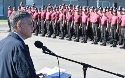 Jorge Macri planteó una política de mano dura contra el delito ante los futuros policías de la Ciudad: «La época del vale todo se terminó»
