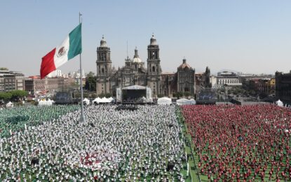 «La clase de fútbol más grande del planeta»: con casi 10.000 participantes, México consiguió el récord Guinness