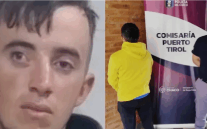 Chaco: detuvieron a un peligroso delincuente apodado «Malvavisco» porque es «malvado y bizco»