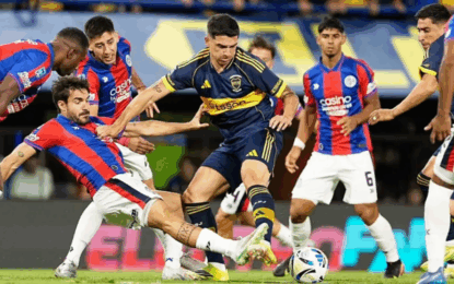 Boca y San Lorenzo empataron 1 a 1 en un clásico intenso en La Bombonera