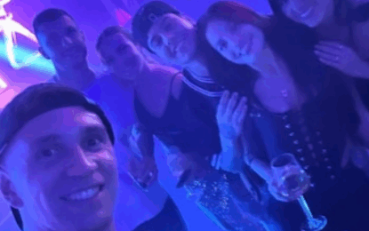 El look de Emilia Mernes en la fiesta de la Selección que desató la polémica