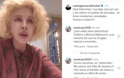 Nacha Guevara cancela estreno por fractura en el pie