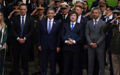 Con Manuel Adorni presente, Milei conmemoró el Día del Veterano y Caídos en Malvinas