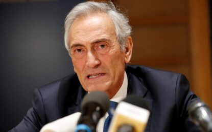 Italia y el primer cimbronazo de quedarse sin Mundial: renunció Gabriele Gravina, presidente de la Federación de fútbol tras ocho años