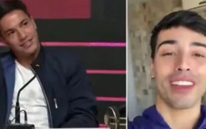 Ignacio Lago, la estrella de Colón, presentó su novio en una entrevista: es el primer futbolista en actividad de Argentina que hace pública su homosexualidad