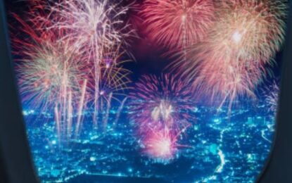 Un avión anuló un aterrizaje en París por los fuegos artificiales de una boda