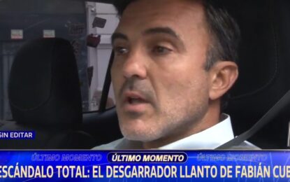 Fabián Cubero quebró en llanto al hablar de su nuevo conflicto con Nicole Neumann: «Hay mucha hipocresía»