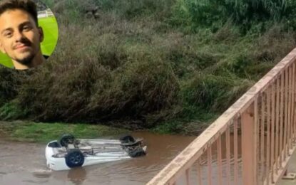 Milagro en el puente: cayó con su auto a un río y pasó 24 horas en el agua hasta que un ciclista lo vio