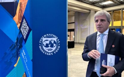 Luis Caputo y Kristalina Georgieva se reunieron en el FMI: «Hay una relación de confianza», dijo el ministro