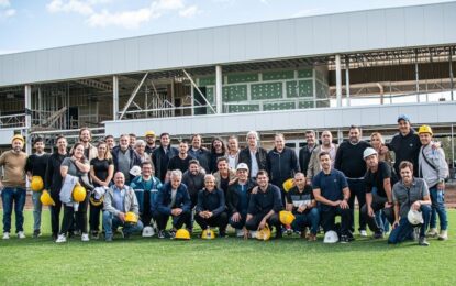 Racing avanza con las obras en Ezeiza: ya superó el 60% de su desarrollo y aspira a estrenar su predio deportivo en el segundo semestre