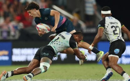 Los Pumas 7 vencieron a Fiyi y se metieron en semifinales en Hong Kong: ahora van por España