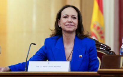 Se tensa la relación de la opositora venezolana María Corina Machado con el gobierno de Pedro Sánchez