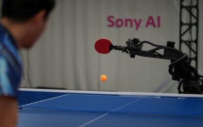 Un robot entrenado con IA ya logra ganarles a jugadores de elite de tenis de mesa
