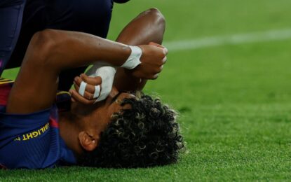 Barcelona confirmó la lesión de Lamine Yamal con un parte médico: le dice adiós a la temporada y esperan que llegue al Mundial