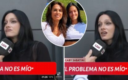Oriana Sabatini reveló que Gabriela Sabatini aún no conoció a su sobrina: «El problema no es mío»