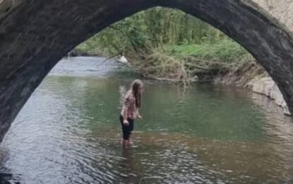 Bajo un puente de Gales una niña encontró un tesoro de la naturaleza