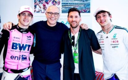 Messi, el talismán del Gran Premio de Miami: así fueron sus encuentros con el ganador Antonelli y con Colapinto que logró su mejor actuación en la Fórmula 1