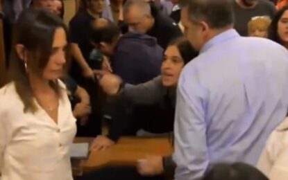 Escándalo en Villa Gesell: agredieron a una concejala del PRO en plena sesión por el presupuesto y acusan a una patota kirchnerista