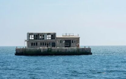 Subastan una antigua y misteriosa isla artificial en el Báltico