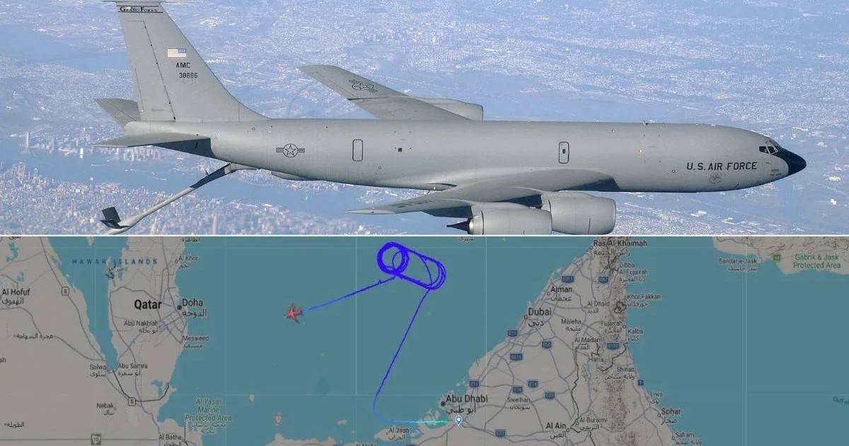 un-avion-cisterna-estadounidense-kc-135-stratotanker-desaparece-sobre-qatar,-tras-haber-haber-emitido-una-senal-de-socorro-en-pleno-vuelo