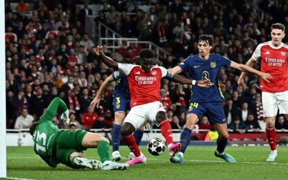 Las ganas del Arsenal fueron demasiado para el Atlético de Madrid de Simeone, que dio batalla pero se despidió de la Champions en semifinal