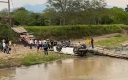 Tragedia en Honduras: se rompió un puente colgante y una familia entera perdió la vida tras caer al vacío