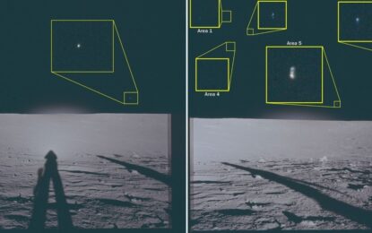 El Pentágono mostró fotos de «objetos no identificados» tomadas en la Luna