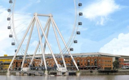 Una de las mayores constructoras del país pidió su concurso: amplió el Monumental y ahora instala la Rueda de Puerto Madero