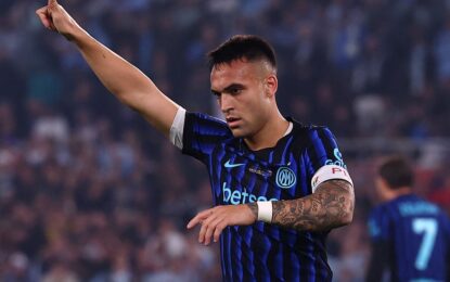 Lautaro Martínez, otra vez goleador y campeón: festejó con el Inter en la Copa Italia y ya piensa en el Mundial 2026