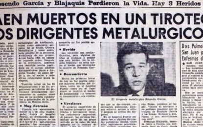 A 60 años del crimen del sindicalista Rosendo García: el día en que dos patotas gremiales sembraron la muerte en Avellaneda