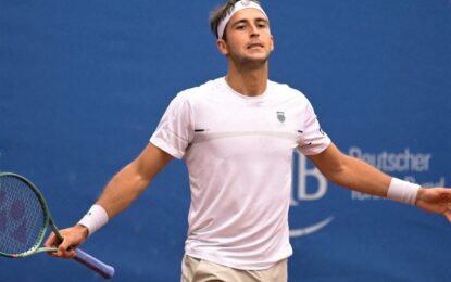 Tomás Etcheverry perdió un partido increíble en el ATP 500 de Hamburgo vs Tommy Paul: tuvo siete match points, tres tiebreaks y duró dos días