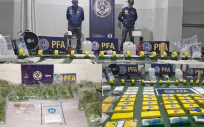 Golpe a una banda con un laboratorio narco en Puerto Madero: secuestraron más de 70 kilos de cocaína en el complejo Rodrigo Bueno