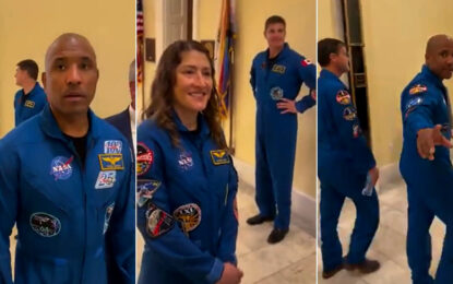 «Dejen de mentir»: increparon a los astronautas que viajaron a la Luna en la Misión Artemis II antes de una reunión en el Capitolio