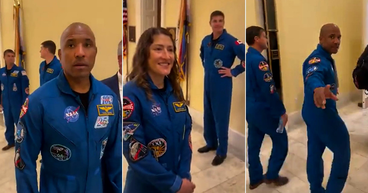 «dejen-de-mentir»:-increparon-a-los-astronautas-que-viajaron-a-la-luna-en-la-mision-artemis-ii-antes-de-una-reunion-en-el-capitolio