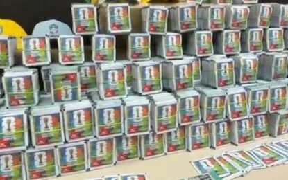 Incautaron 200.000 figuritas falsas del Mundial 2026