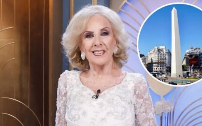 Mirtha Legrand recordó la inauguración del Obelisco, en su 90° aniversario: “La Chiqui estuvo presente”