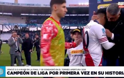 La bronca de Gonzalo Montiel: ¿evitó saludar al presidente de la AFA, Chiqui Tapia, tras las polémicas en la final perdida?