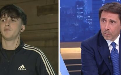 Eduardo Feinmann volvió a cuestionar la toma de colegios en TV y cruzó al nieto de Néstor Pitrola: «Me alegra que seas menos trosko que tu abuelo»