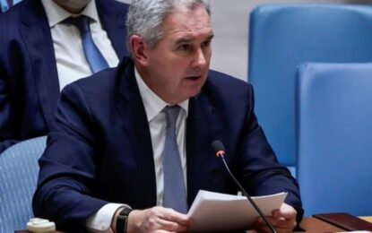 Quirno advirtió que la ONU corre el riesgo de volverse «irrelevante» y defendió la candidatura de Rafael Grossi