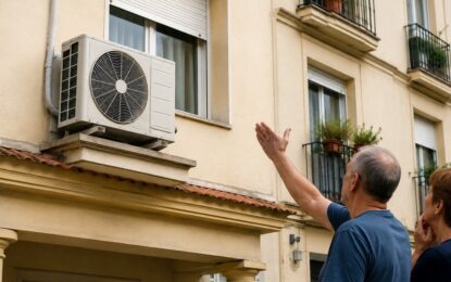 Un vecino instaló el aire acondicionado en la fachada pese al rechazo de la comunidad y la Justicia terminó dándole la razón