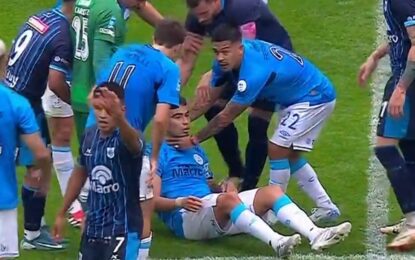 Lucas Zelarayán habló tras su desmayo en pleno partido de Copa Argentina: «Ya me había pasado en mi casa»