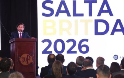El gobernador Sáenz pidió «reglas claras» para atraer inversiones en el primer encuentro de la Cámara de Comercio Argentino Británica en Salta