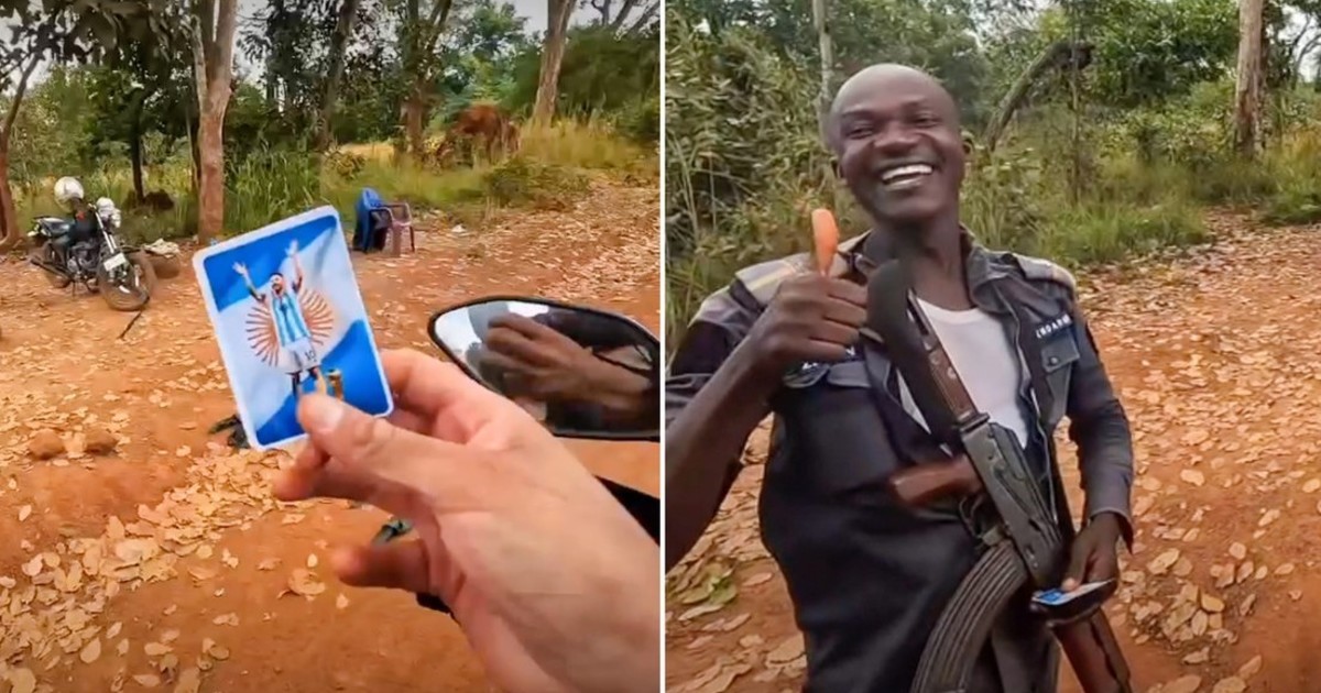 un-argentino-logro-atravesar-una-zona-de-guerra-en-africa-gracias-a-una-estampita-de-messi