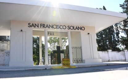 Puesta a punto en el Cementerio San Francisco Solano para las visitas por el Día del Padre