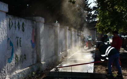 El municipio encara la reconstrucción de las veredas del cementerio San Francisco Solano