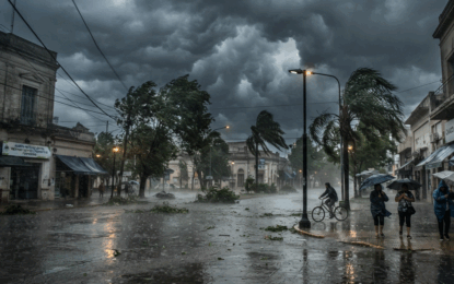Alerta meteorológica por vientos intensos y tormentas en la provincia de Chaco