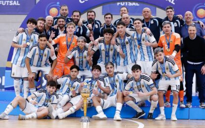 Argentina, tricampeón del Sudamericano Sub 17 de futsal: le ganó en el alargue a Brasil y estiró su corona